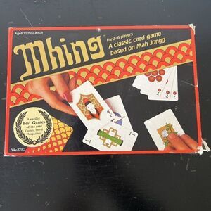 Mhing Card Game-Based On Mah Jong-1983-Suntex-#2283